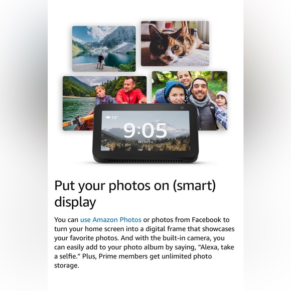 Echo Show 5 (1st Gen, 2019 release) -- Smart display with Alexa – stay connected - Picture 15 of 17